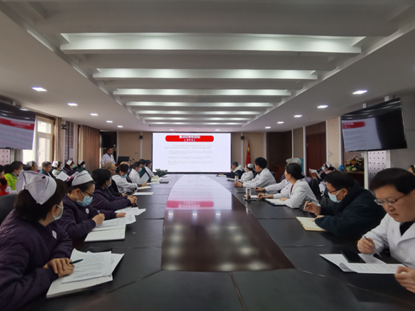 望京醫(yī)院黨委召開2024年黨建工作部署暨黨支部調(diào)整工作會議